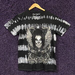 The Crow Angel of Death Goth Comic Movie Tie Dye T-Shirt M